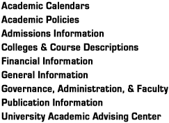 Academic Information